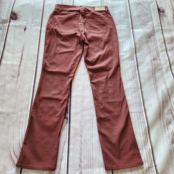 NWT LL Bean "Favorite Fit Straight Leg" Flex Pants Pale Sienna | Women's Size 6 - Picture 4 of 12